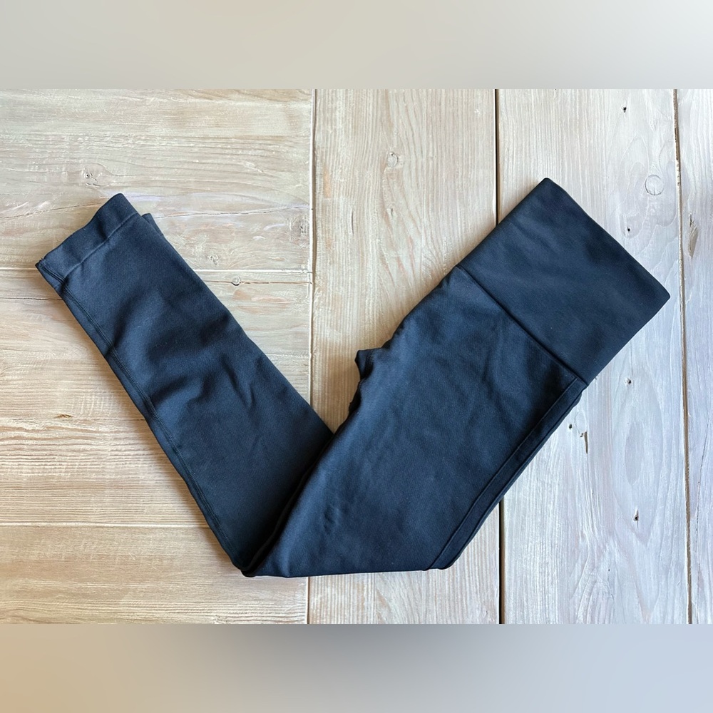 Spanx black leggings size large